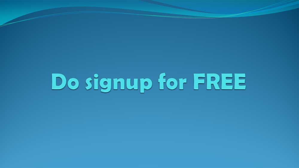 Free Registration